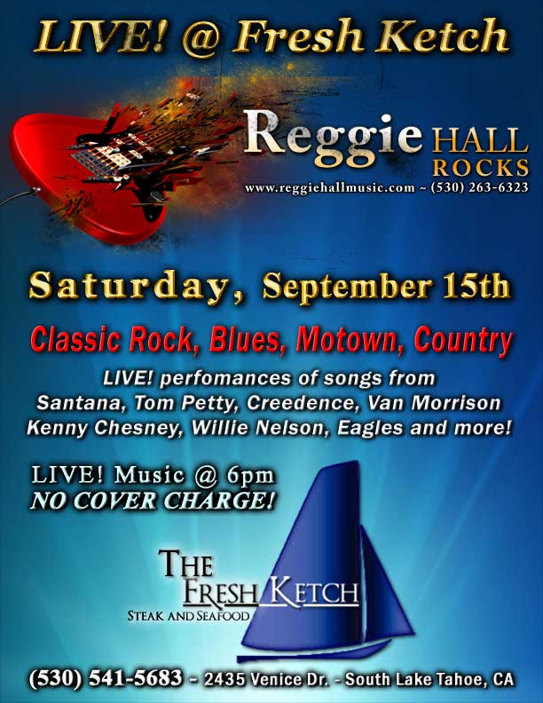 Reggie Hall ROCKS - LIVE! @ The Fresh Ketch