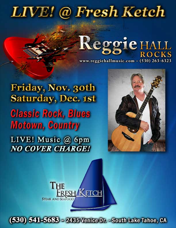 Reggie Hall ROCKS - LIVE! @ The Fresh Ketch