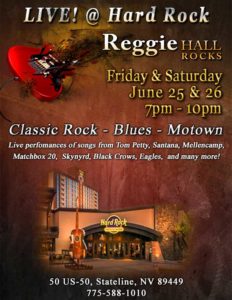 LIVE! Friday, June 25th @ Hard Rock Hotel & Casino - 7-10pm @ Hard Rock Hotel & Casino Lake Tahoe
