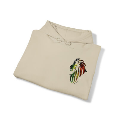 Marley Lion Unisex Heavy Blend™ Hooded Sweatshirt – Black - Image 13