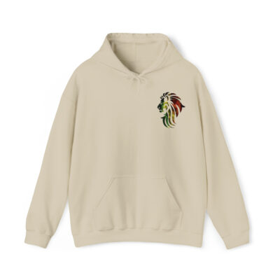 Marley Lion Unisex Heavy Blend™ Hooded Sweatshirt – Black - Image 10