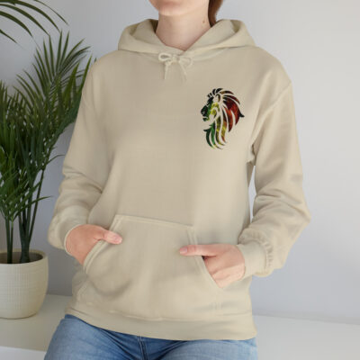 Marley Lion Unisex Heavy Blend™ Hooded Sweatshirt – Black - Image 18