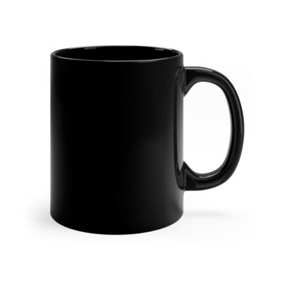 Tahoe Rocks! Coyote – 11oz Black Mug - Image 3
