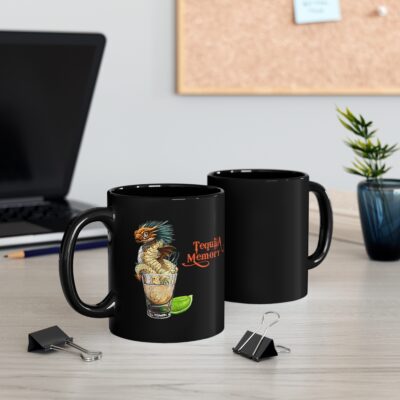 “Tequila Memory” – 11oz Black Mug - Image 5
