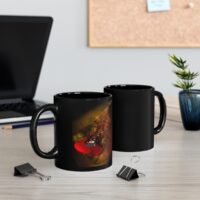 Shredded Guitar Black Mug - 11oz