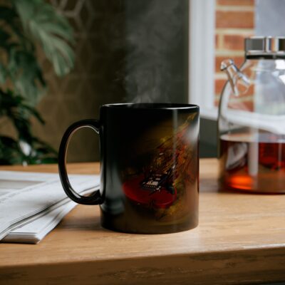 Shredded Guitar Black Mug - 11oz - Image 6