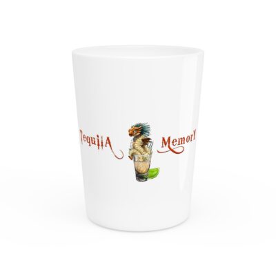 Tequila Memory Shot Glass White - Image 2