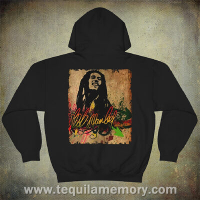 Marley Lion Unisex Heavy Blend™ Hooded Sweatshirt – Black