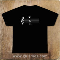 Shhh! Unisex Heavy Cotton Tee – (Black Design on Color)