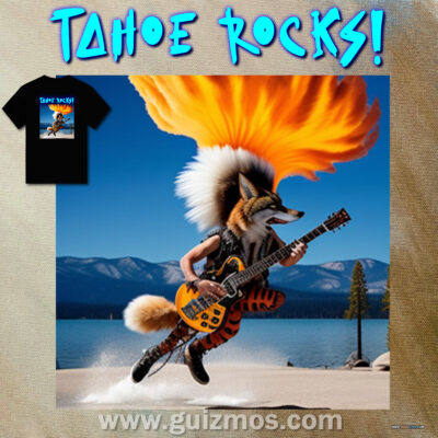 Tahoe Rocks! Coyote – Unisex Ultra Cotton Tee