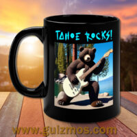 Tahoe Rocks! Bear – 11oz Black Mug