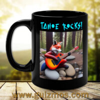 Tahoe Rocks! Fox – 11oz Black Mug