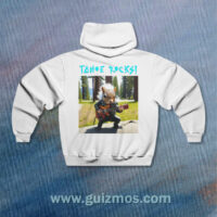 Tahoe Rocks! Squirrel – Men's NUBLEND® Hooded Sweatshirt - Gray
