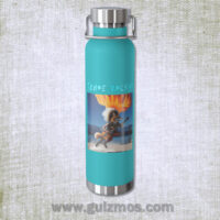 Tahoe Rocks! Coyote – Copper Vacuum Insulated Bottle, 22oz – Turquoise