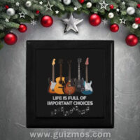 Life is Full of Important Choices - Wooden Jewelry Keepsake Box
