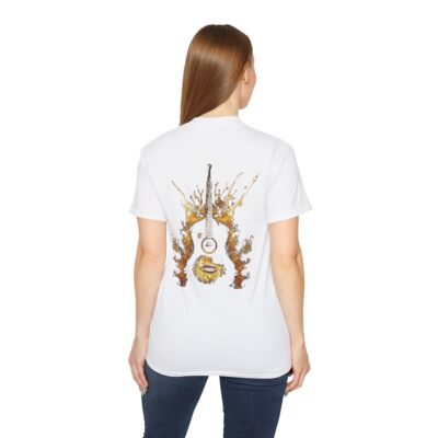 Guitar SPLASH! - Black/Gold - Unisex Ultra Cotton Tee - Image 18