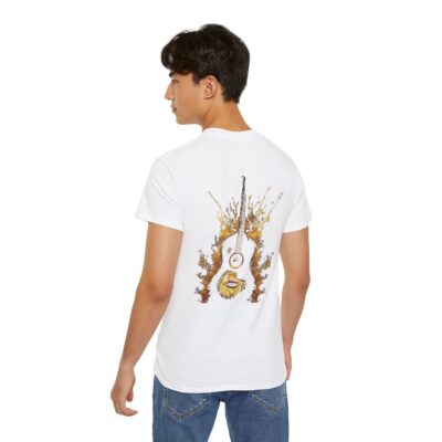 Guitar SPLASH! - Black/Gold - Unisex Ultra Cotton Tee - Image 21