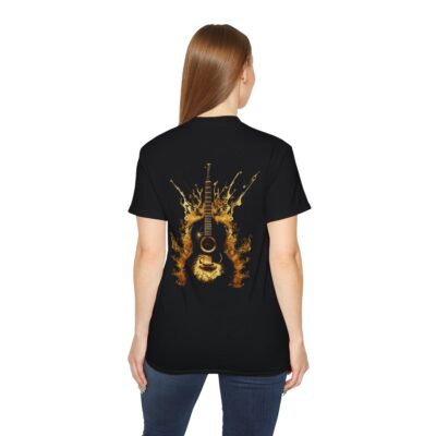 Guitar SPLASH! - Black/Gold - Unisex Ultra Cotton Tee - Image 7