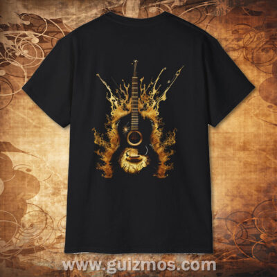Guitar SPLASH! - Black/Gold - Unisex Ultra Cotton Tee