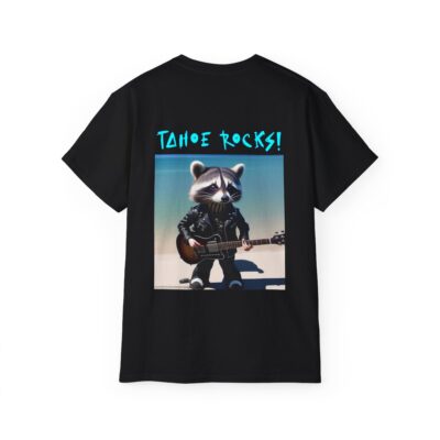 Tahoe Rocks! Raccoon – Unisex Ultra Cotton Tee